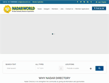 Tablet Screenshot of nadarworld.com